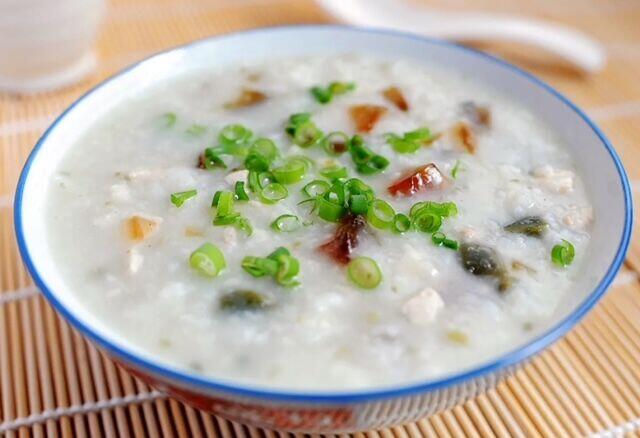 D34. Congee w. Pork & Century Egg
